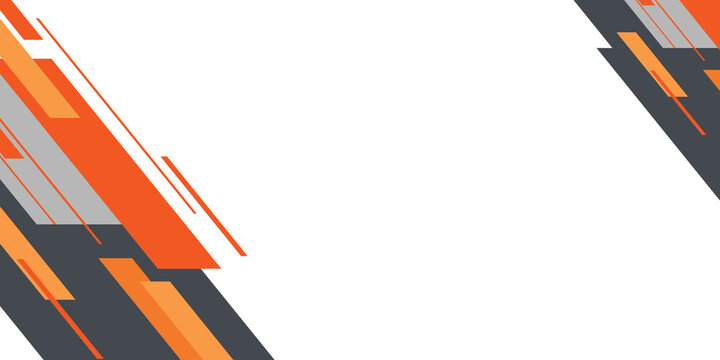 Modern flat orange black grey arrow abstract presentation background