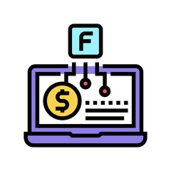 smm service business color icon vector. smm service business sign. isolated symbol illustration