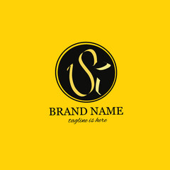 initial letter handwriting and signature logo