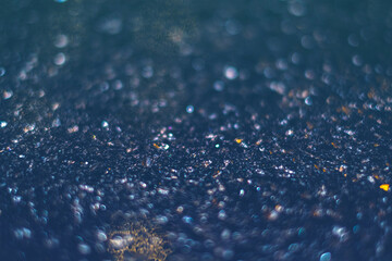 abstract blue bokeh background