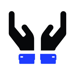 Free Hands Vector Icon Illustration