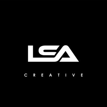 LSA Letter Initial Logo Design Template Vector Illustration	
