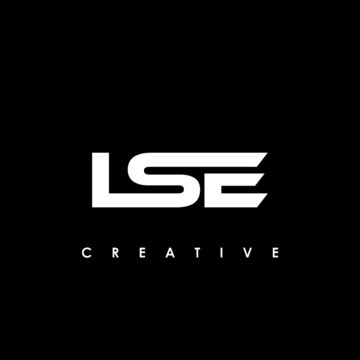 LSE Letter Initial Logo Design Template Vector Illustration	
