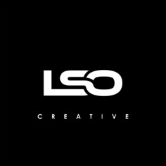 LSO Letter Initial Logo Design Template Vector Illustration	
