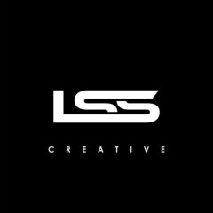 LSS Letter Initial Logo Design Template Vector Illustration	
