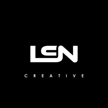 LSN Letter Initial Logo Design Template Vector Illustration	
