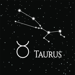 Obraz na płótnie Canvas zodiac sign taurus