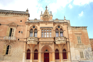 Fototapeta na wymiar historic old town of Mdina, Malta