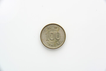 昭和41年の100円銀貨の裏