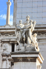 historic memorial monument in Rome, Italy 