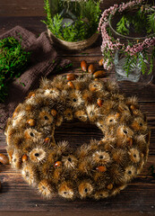 Still life advent wreath