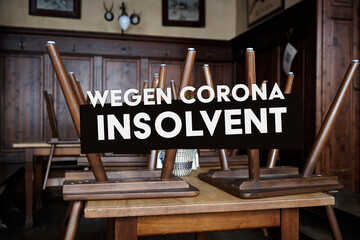 Corona Pleitewelle Gastronomie Restaurant geschlossen Insolvent Deutsch
