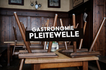 Corona Pleitewelle Gastronomie Restaurant geschlossen Insolvent Deutsch
