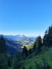 mountains and clouds