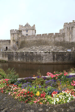 Medieval landmark fortress in Cahir, Ireland. 