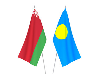 Belarus and Palau flags