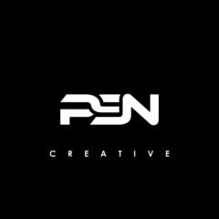 PSN Letter Initial Logo Design Template Vector Illustration	
