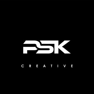 PSK Letter Initial Logo Design Template Vector Illustration	

