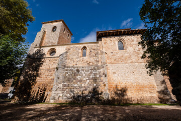 Fototapeta na wymiar Colegiata de San Cosme y San Damián, Covarrubias, Burgos province, Spain