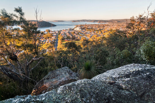 Sunrise on Blackwall Mountain on NSW Central Coast