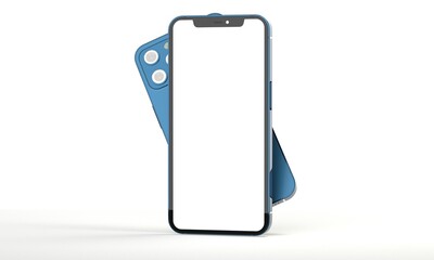 modern mobile smartphone digital 3d isolated