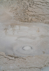 Mudpots, Yellowstone National Park, Unesco World Heritage Site, Wyoming, Usa, America