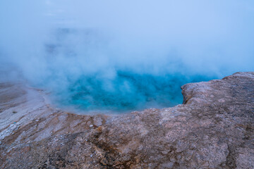 Grand Prismatic Area, Yellowstone National Park, Unesco World Heritage Site, Wyoming, Usa, America