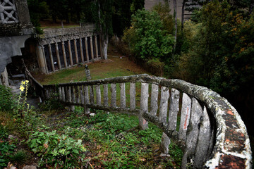 wooden bridge in the park