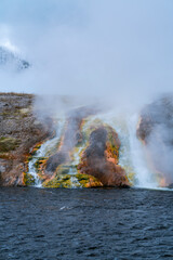 Grand Prismatic Area, Yellowstone National Park, Unesco World Heritage Site, Wyoming, Usa, America