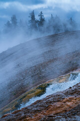 Grand Prismatic Area, Yellowstone National Park, Unesco World Heritage Site, Wyoming, Usa, America