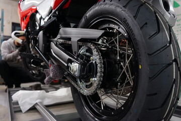 Suzuki Motorrad Bremsen Garagae Reifen