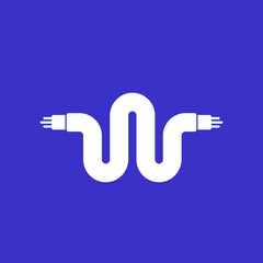 optic fiber cable, vector solid icon