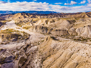 Tabernas desert landscape, Spain