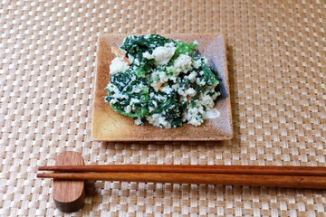 ほうれん草の白和え