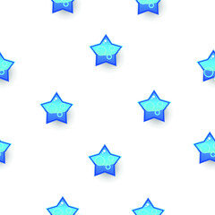 Abstract Color Science Seamless Pattern Stars Background Vector Design Style