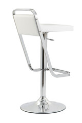 Modern bar chair on a white background .