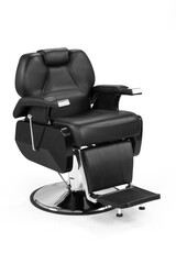 modern hairdressing chair isolate on white background .
