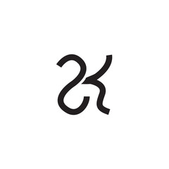 SK Logo Vector Simple Modren Objects