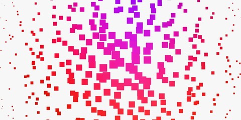 Fototapeta premium Light Pink, Red vector layout with lines, rectangles.