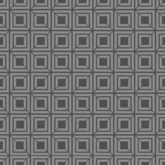 Abstract rectangle geometric seamless pattern, texture background with dark color. Suitable for arts and decorative printing such as covers, banners, fabrics and clothing. Vector