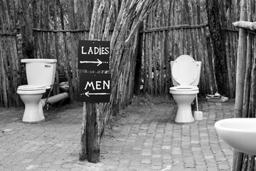 Toilette in Namibia - Afrika
