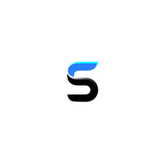 S letter logo. S vector alphabet logo