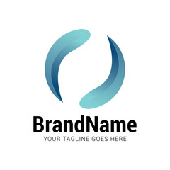 Obraz premium Abstract logo icon vector template.