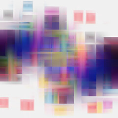 Pastel lights, abstract colorful background with squares