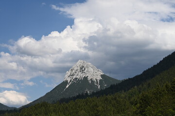 Fototapeta premium Mariensteig am Achensee bei Achenkirch Tirol Österreich