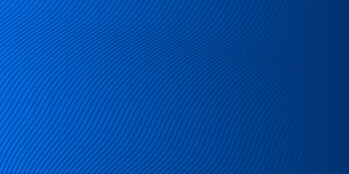 Modern Blue Wavy Lines Abstract Presentation Background