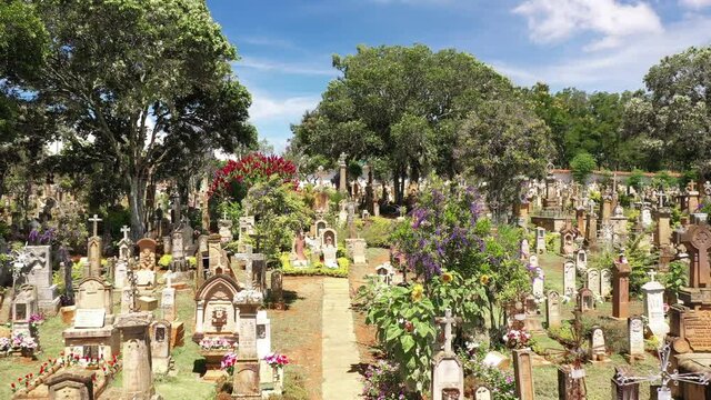 Cementerio de la ciudad de Barichara, Santander Colombia