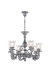 Classic chandelier isolated on a white background