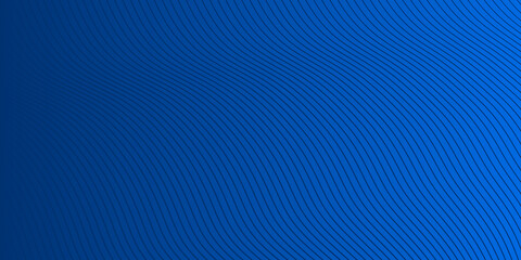 Modern blue wavy lines abstract presentation background