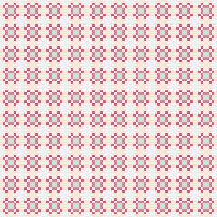 Abstract Cross Pattern Dots Logo generative computational art illustration